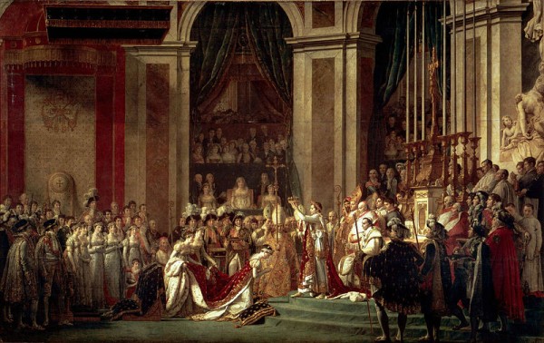 A Coroação de Bonaparte, um dos quadros preferidos de nosso colunista