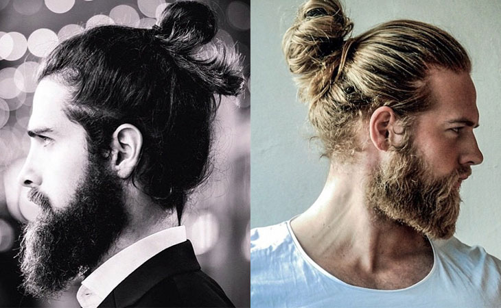 cabelo estilo samurai masculino