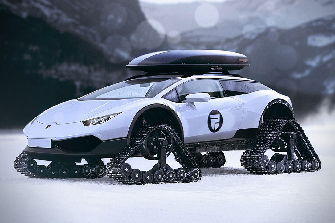 Lamborghini-Huracan-Snowmobile-1