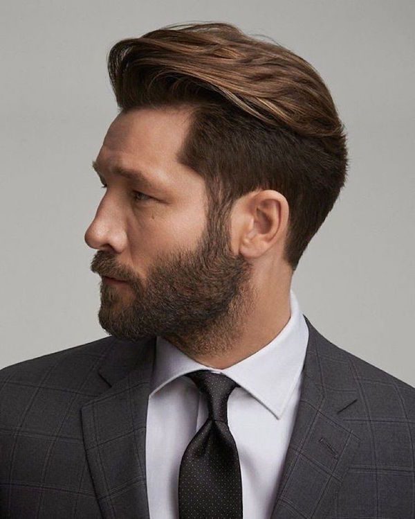 corte de cabelo masculino com barba
