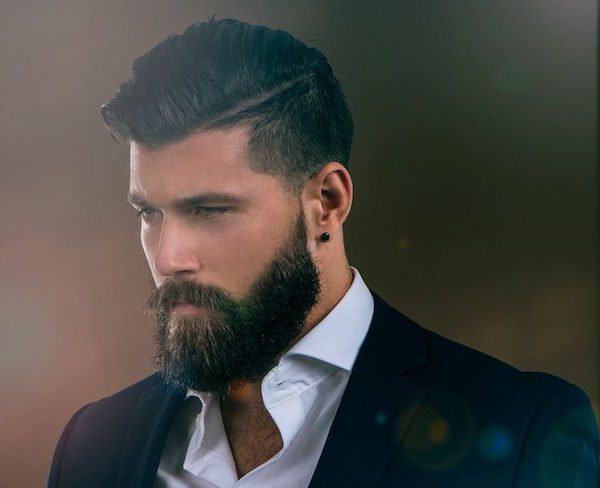 Disfarçado  Homens de cabelo curto, Barba cabelo e bigode, Degrade  masculino