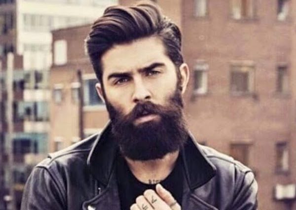 barba e cabelo masculino