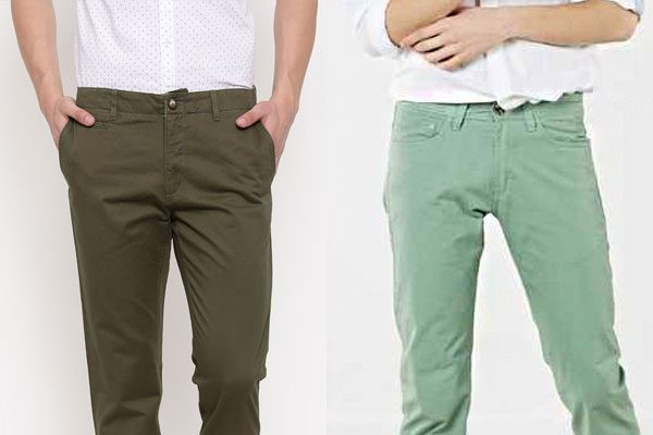 Calça masculina cores