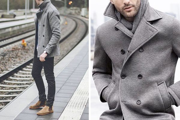 pea coat masculino