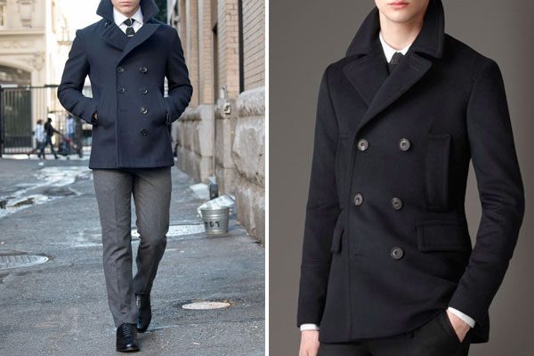 pea coat masculino