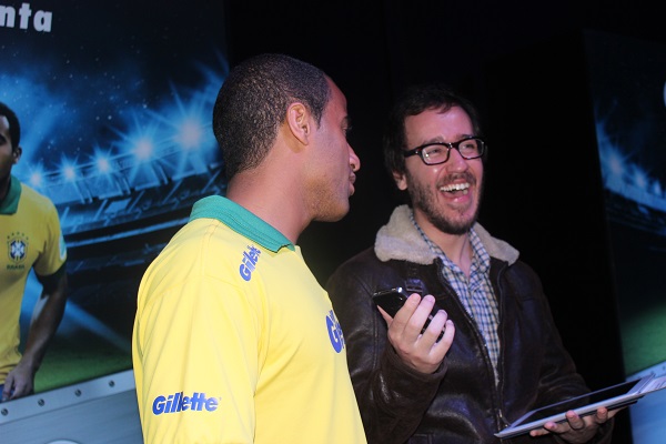 Pedro Nogueira na entrevista com Lucas