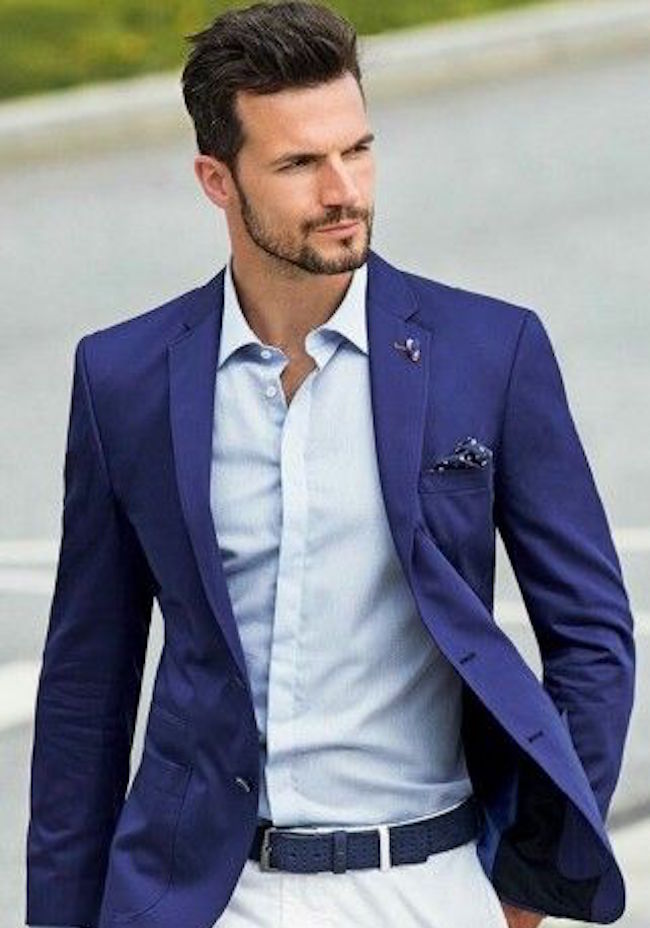 roupa social masculina com blazer