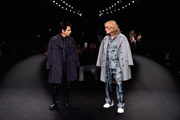 Atores promovem Zoolander 2 em desfile da Valentino