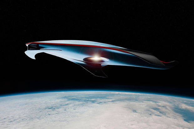 Designer da Ferrari cria conceito futurista de nave espacial
