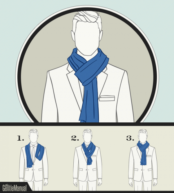 Cachecol Homem Cachecol masculino: 7 nós estilosos para usar