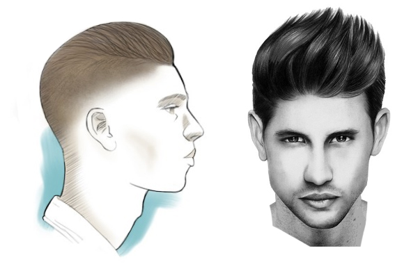 corte de cabelo masculino quiff