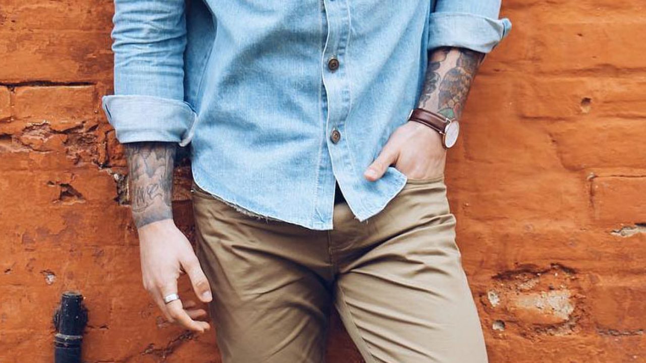 camisa social por fora da calça