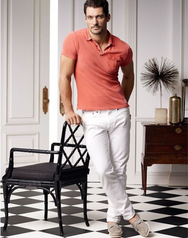 Calça jeans branca masculina