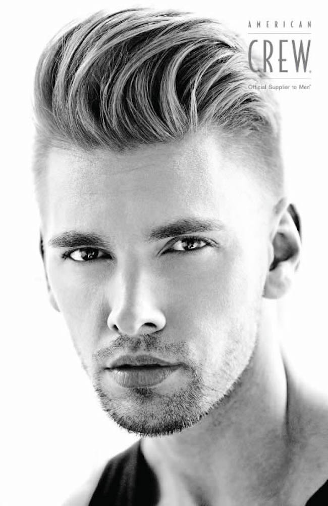 corte de cabelo masculino topete