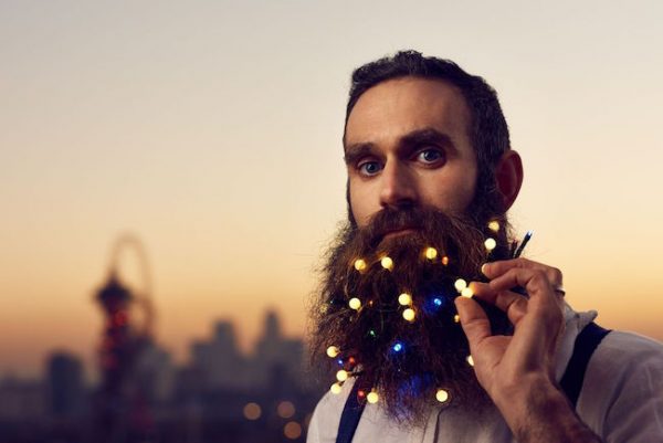 barba luzes natal