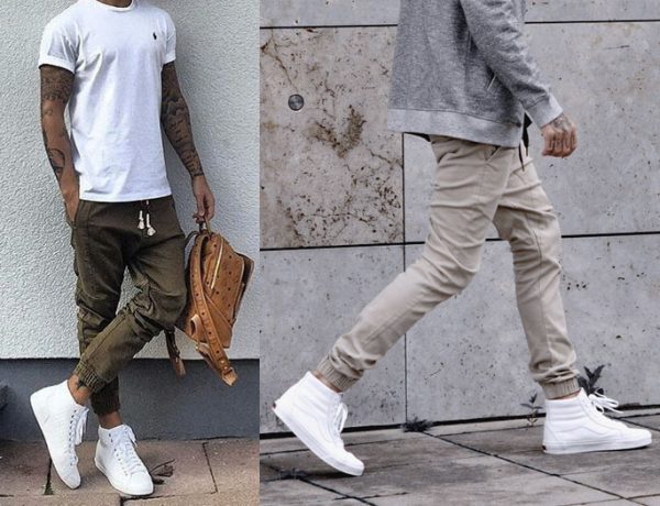 calça jogger look masculino