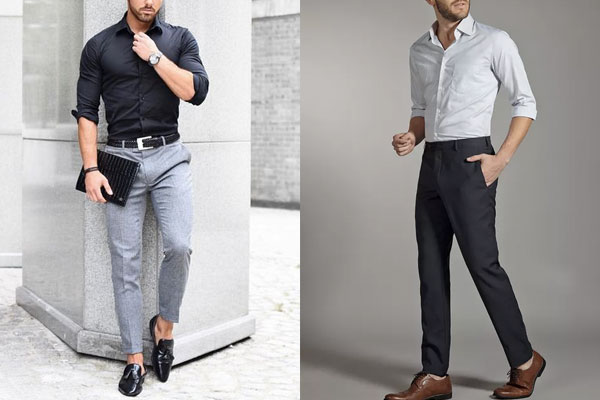 look calça social masculina