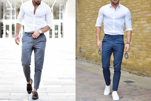 look calça social masculina