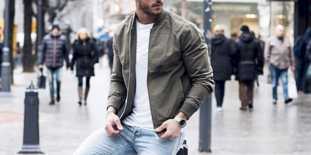 bomber jacket masculina