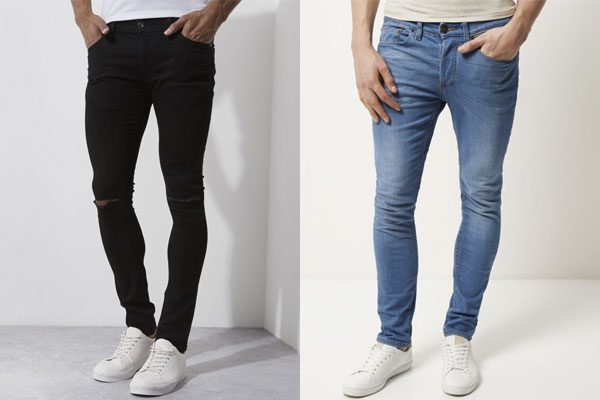 calça skinny calça slim jeans