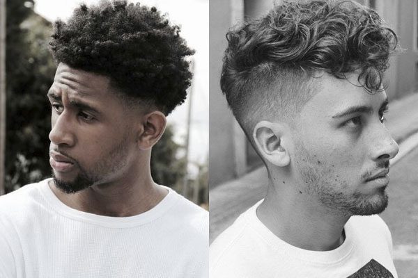 corte de cabelo masculino raspado do lado e grande em cima