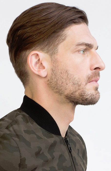 degrade masculino cabelo liso