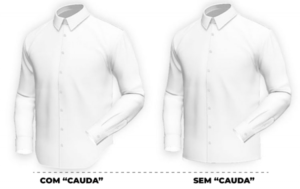 prender camisa social calça