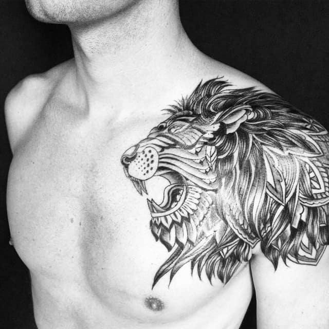 tatuagem leão