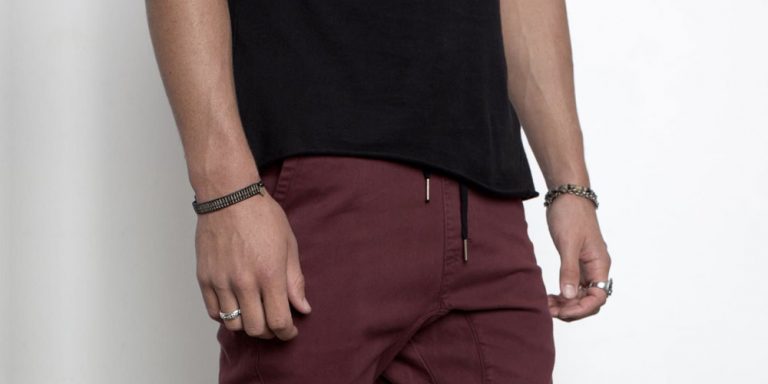 calça vinho masculina