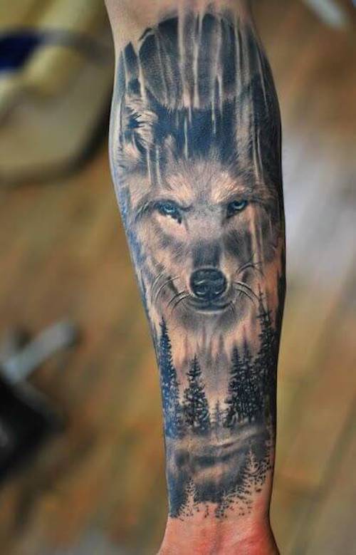 Tatuagem de lobo