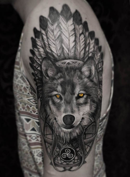 Tatuagem de lobo 20 ideias para se inspirar