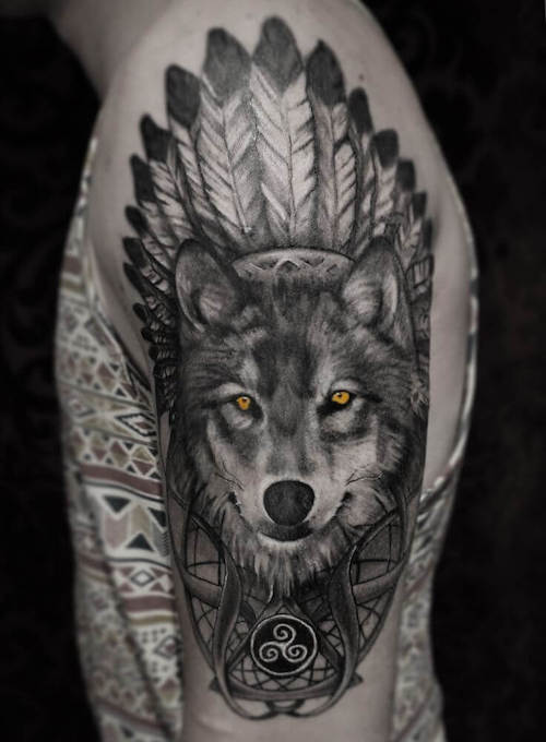 Tatuagem de lobo