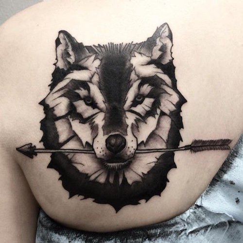 Tatuagem de lobo