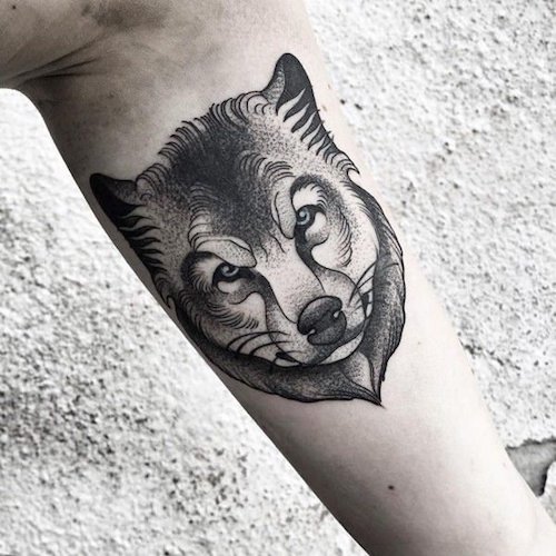 Tatuagem de lobo