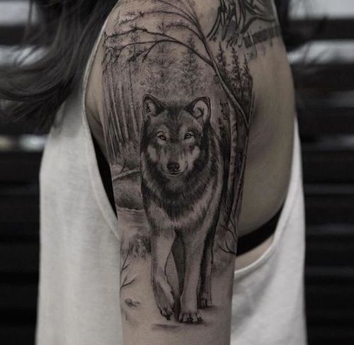 Tatuagem de lobo