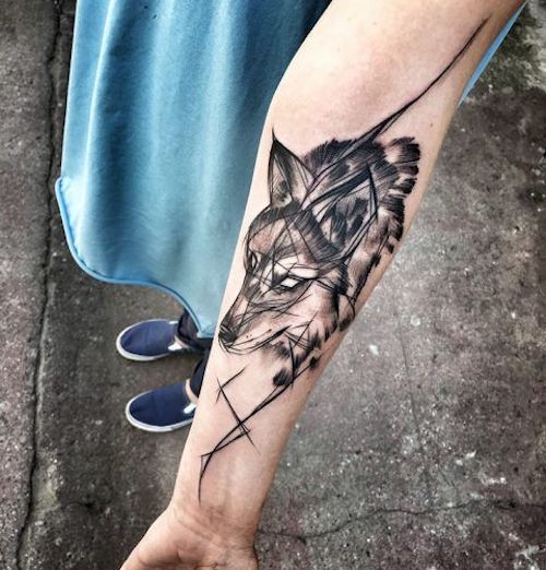 Tatuagem de lobo