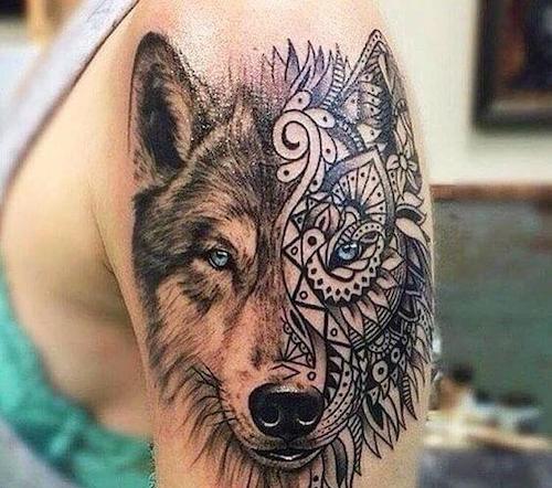 Tatuagem de lobo