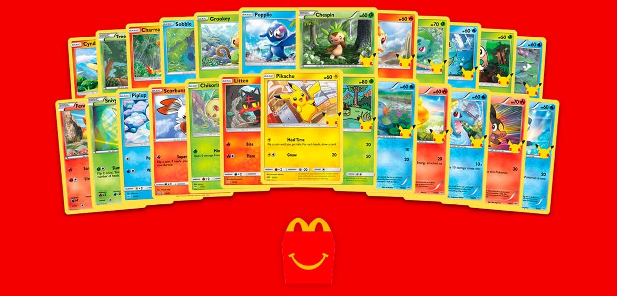McLanche Feliz terá cards de Pokémon em setembro