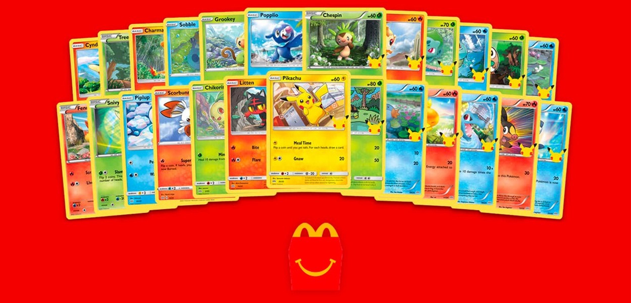 Coleção Completa Pokémon 2017 Mc Donalds 10 Personagens