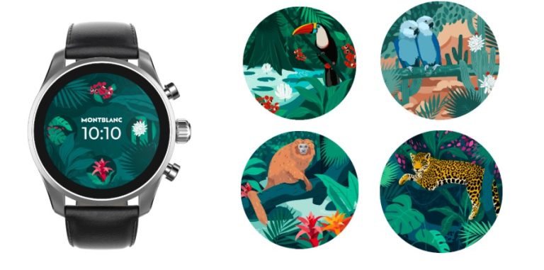 Montblanc apresenta novo mostrador “Tropical Nature” para o smartwatch Summit