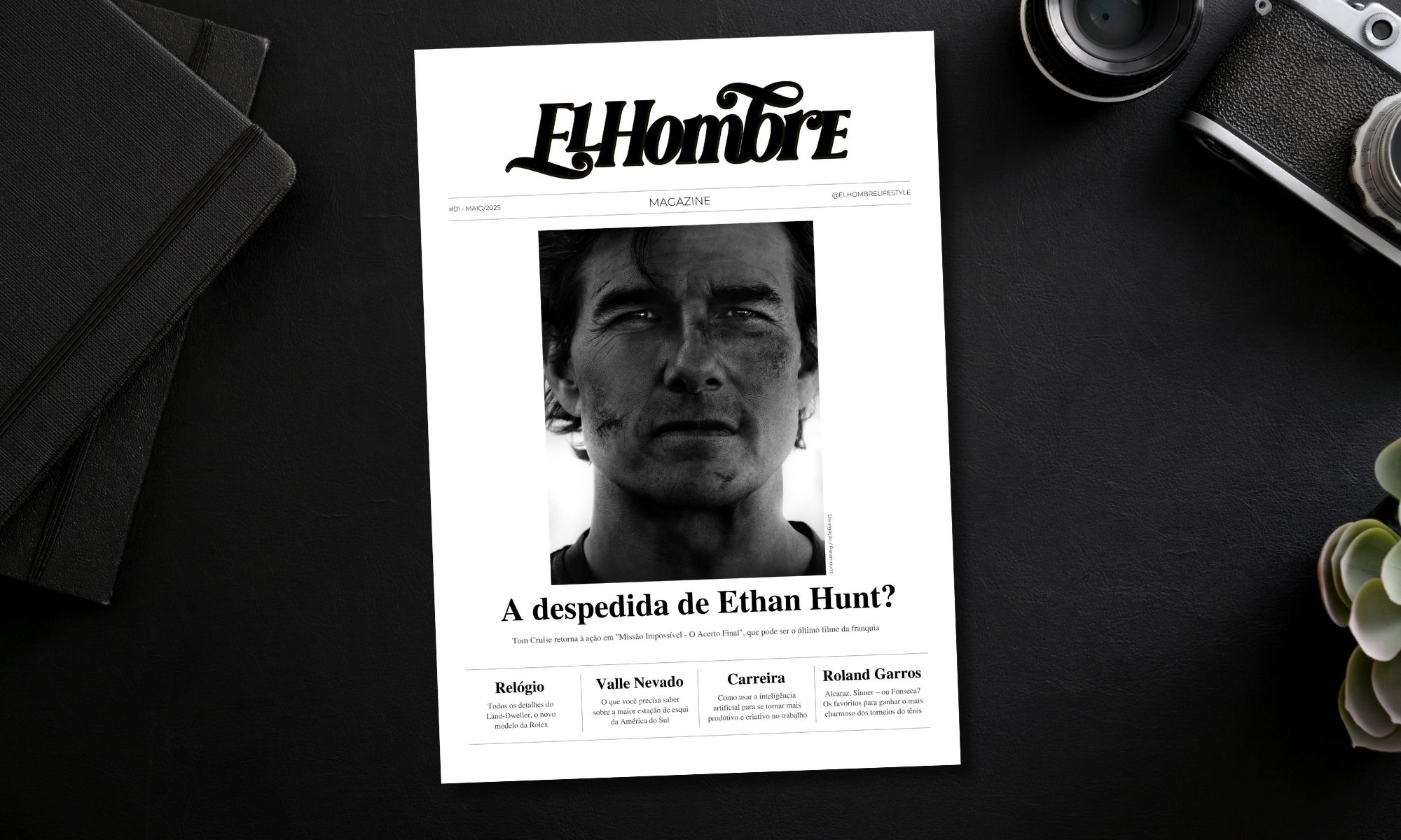Chegou a 1ª edição da revista do El Hombre; saiba tudo sobre a novidade