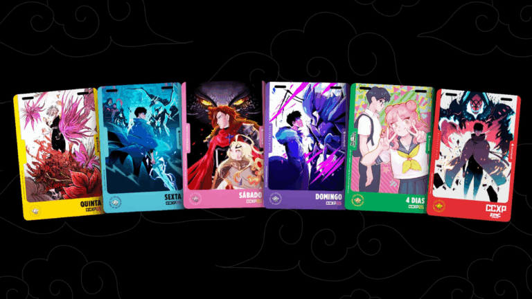 CCXP25 anuncia credenciais com artes de séries da Crunchyroll