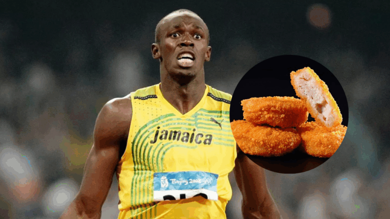 Usain Bolt, nuggets, curiosidades, esportes, Olimpíadas, comida