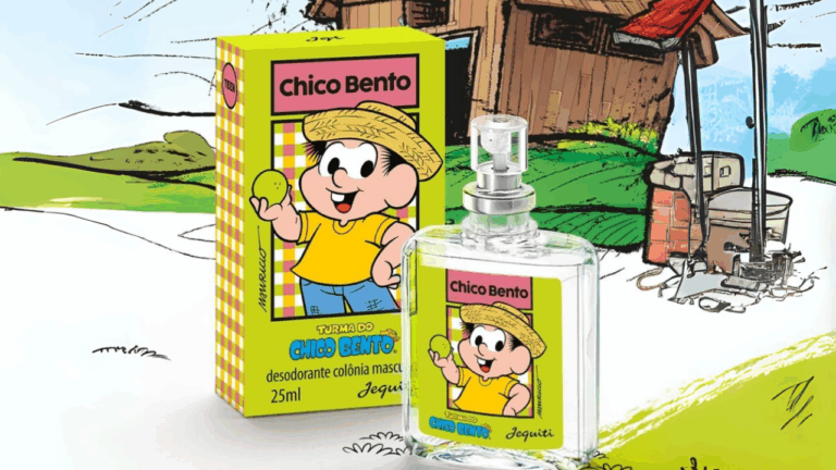 colônia, Chico Bento, perfume, novidades, Jequiti, Turma da Monica, campo, goiaba