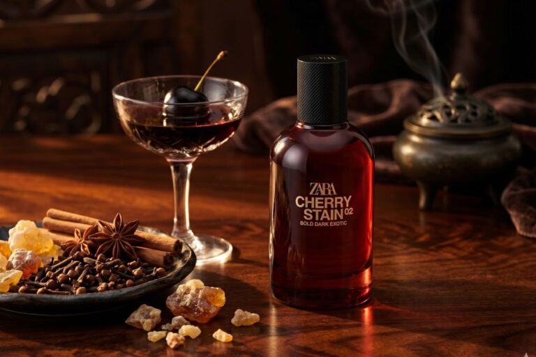 Novo perfume da Zara explora notas de cereja e incenso