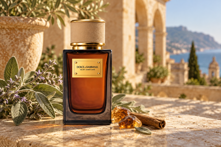 Dolce & Gabbana lança Velvet Amber Sage, inspirado na sálvia mediterrânea